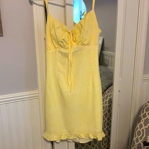 SOUTH MOON UNDER YELLOW MINI DRESS